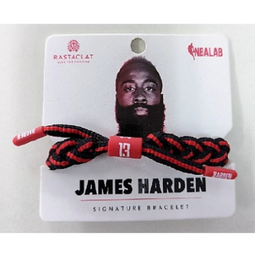 🏀🆕 JAMES HARDEN - HOUSTON ROCKETS MEDIUM/LARGE BRAIDED WRISTBAND BRACELET